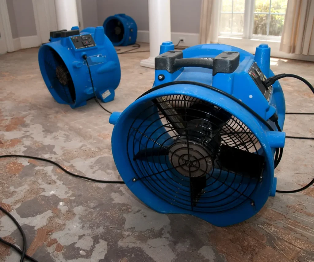water dehumidifier inside the house